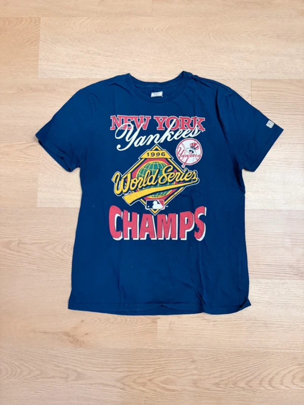 Men’s Tailgate New York Yankees 1996 World Series Champs T-Shirt Navy Size M